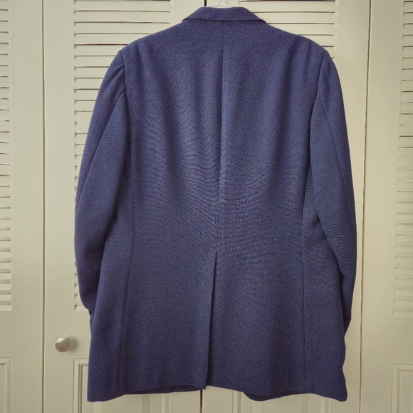 Saks Fifth Avenue Men's Blazer Dark Blue Size 43L #200 - Picture 2 of 6